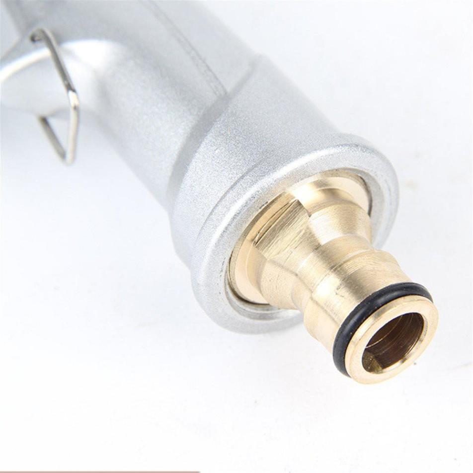Bộ vòi xịt nước tưới cây đa năng tăng áp lực nước kèm dây tưới dạng lò xo co dãn 701814 loại 10m TL