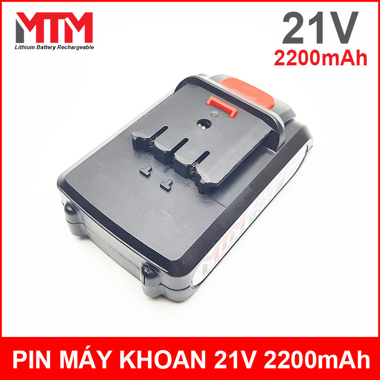 Pin máy khoan vít cầm tay 21V 2200mAh MTM chuẩn C kèm sạc chính hãng