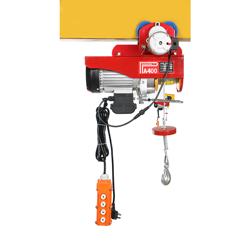 Bộ Tời Điện Kèm Rùa ABG PA400 12 Mét - Giúp Máy Tời Treo Nâng Hạ Vật Nặng Dễ Dàng Trong Nhà Xưởng Công Nghiệp Và Đời Sống, Nâng Kéo Linh Hoạt, Hiệu Quả Cao - Hàng Chính Hãng