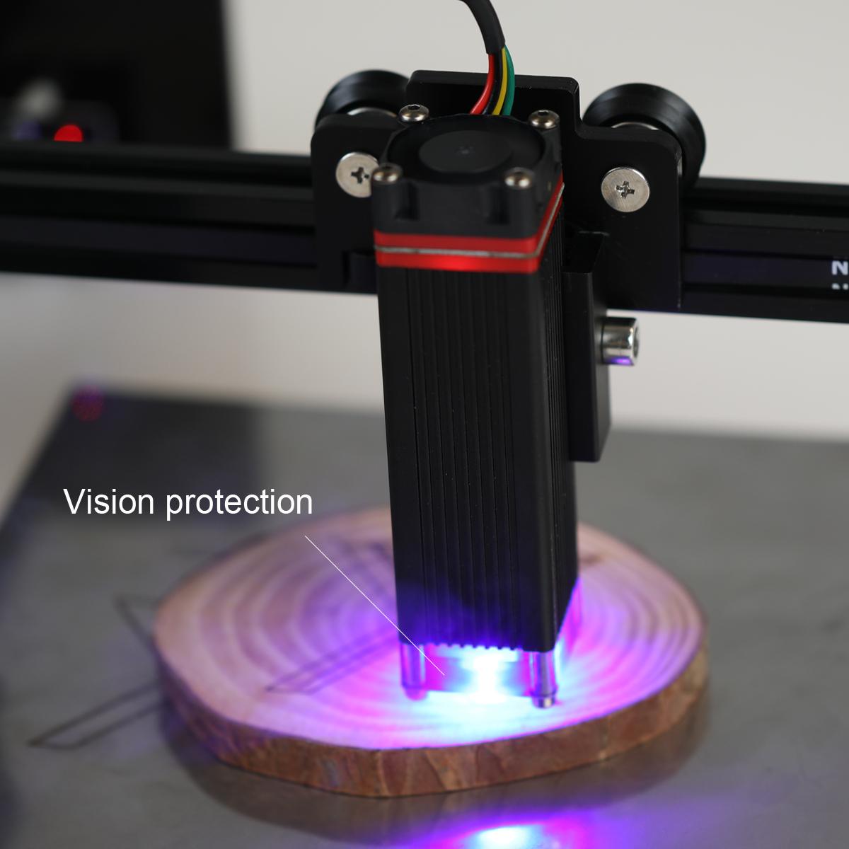 30W Laser Module Kit 5pcs Fixed Lens Laser Engraver Cutter Head Set with 445nm~450nm 7.5W Blue Laser Diode for CNC