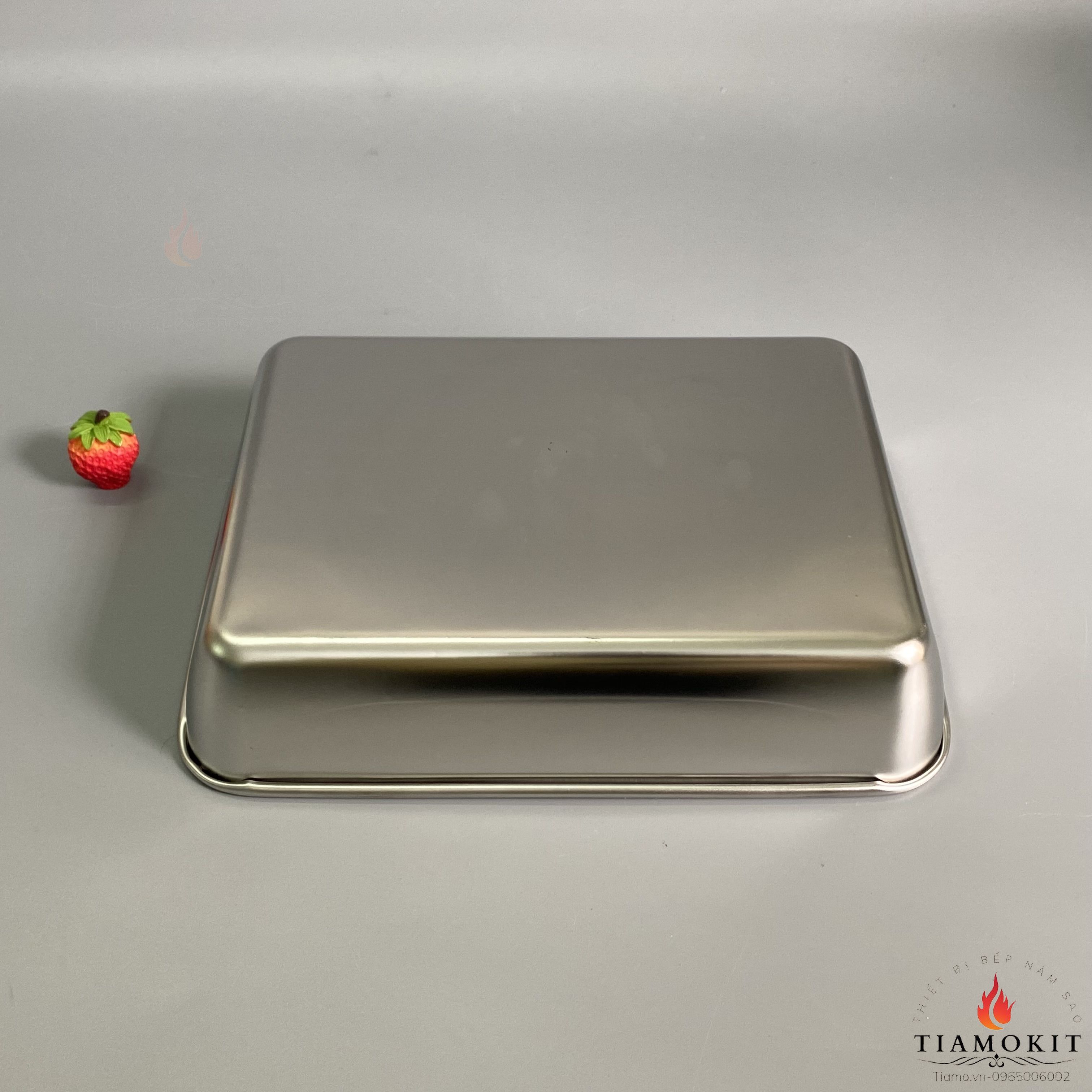 [Ảnh thật] Khay chữ nhật, khay y tế 25x20x5,5 cm Inox 201