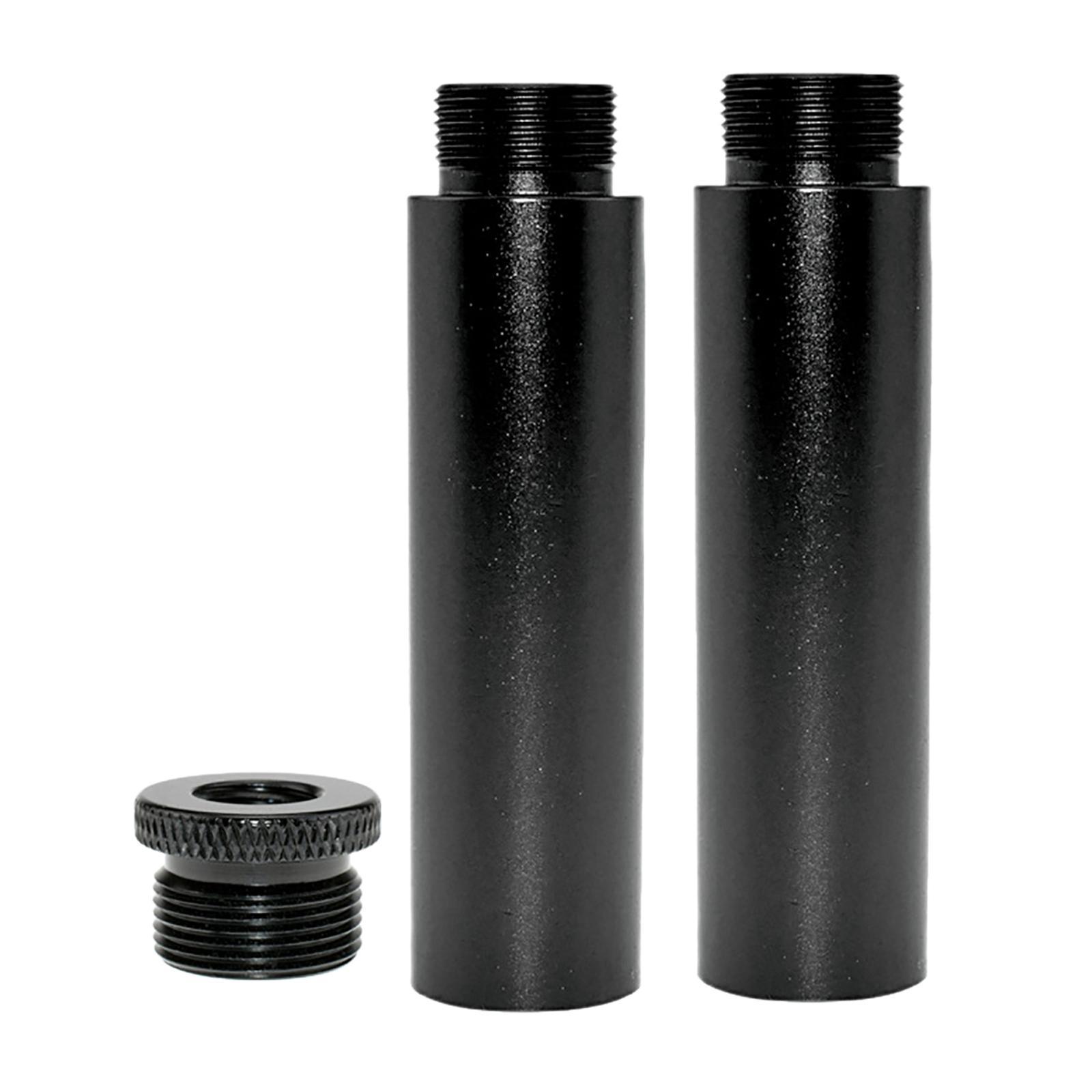 2Pcs Aluminum Alloy Mic Stand Extension Tube for Desk Stands & Arm Stand
