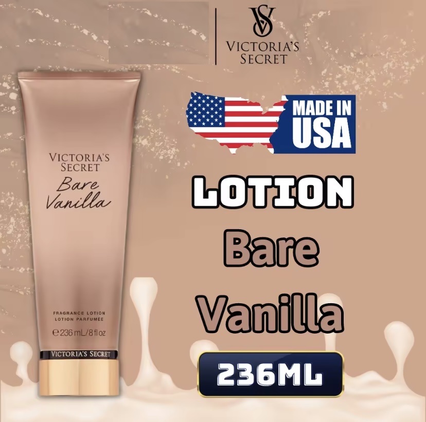 Victoria Secret Bare Vanilla Chính Hãng - Body Mist Victoria Secret Bare Vanilla 250ml &amp; Lotion Victoria Secret Bare Vanilla Chính Hãng 236ml