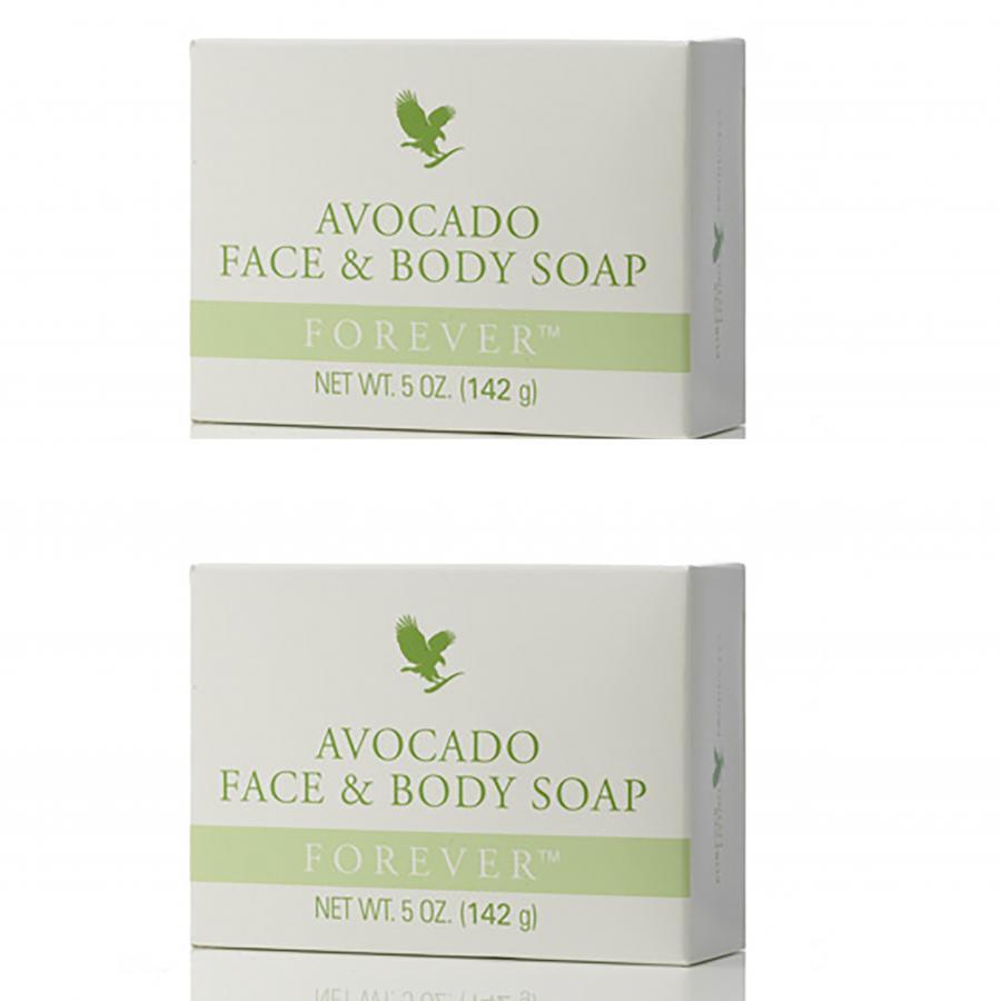 Combo 2 bánh Xà phòng rửa mặt và cơ thể Avocado Face and Body Soap (#284)- 142gr/cục
