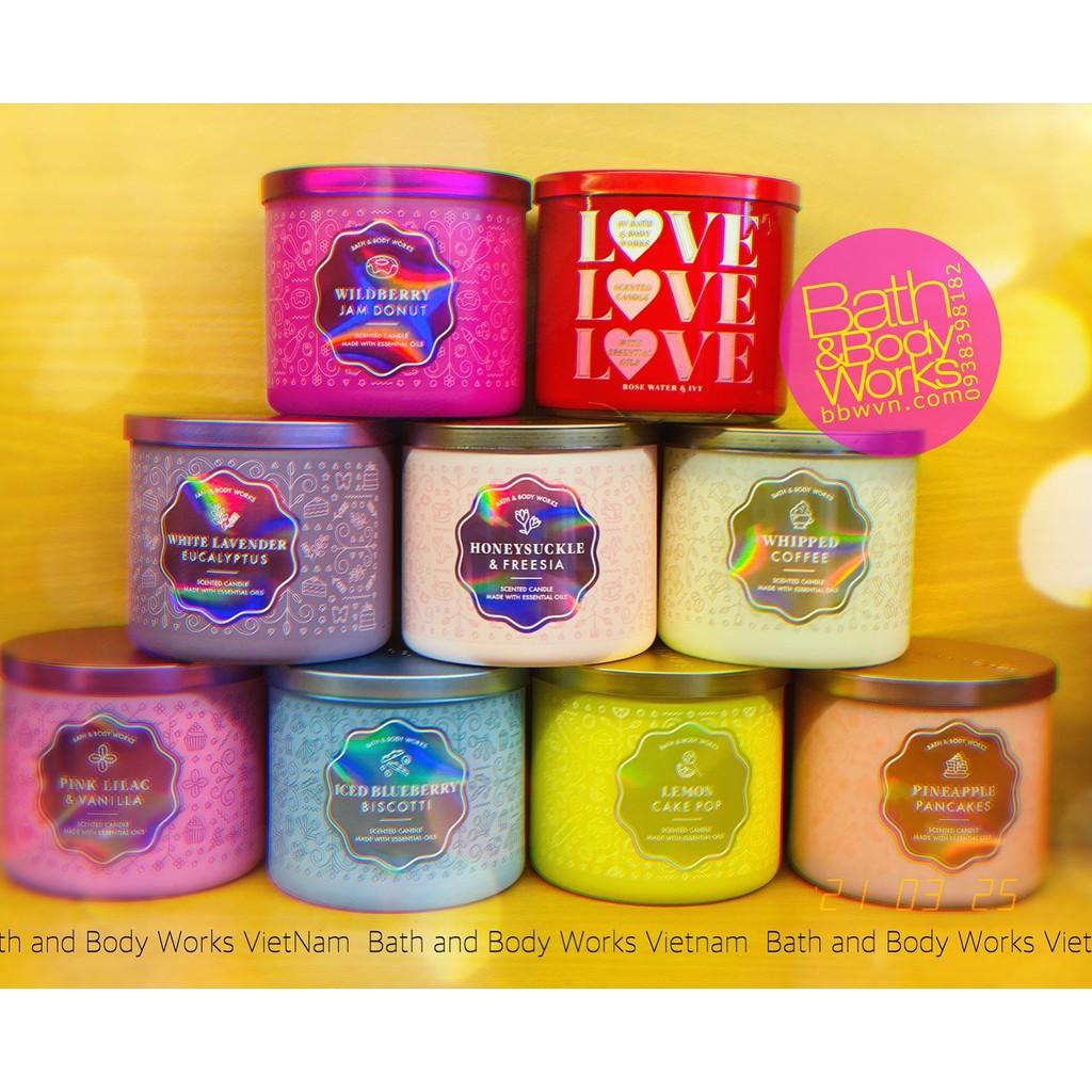 Nến thơm Bath and Body Works bộ mới 2021