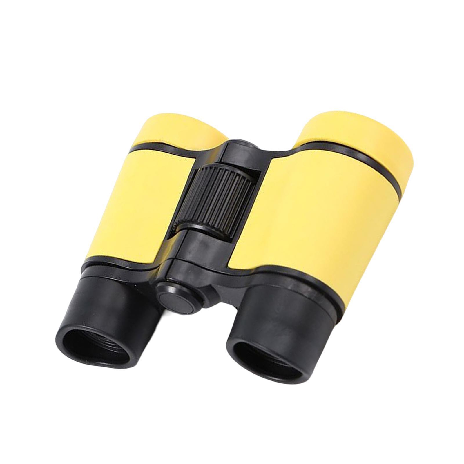 Lightweight Binoculars Toy Children  for Travel Camping Outdoor Yellow