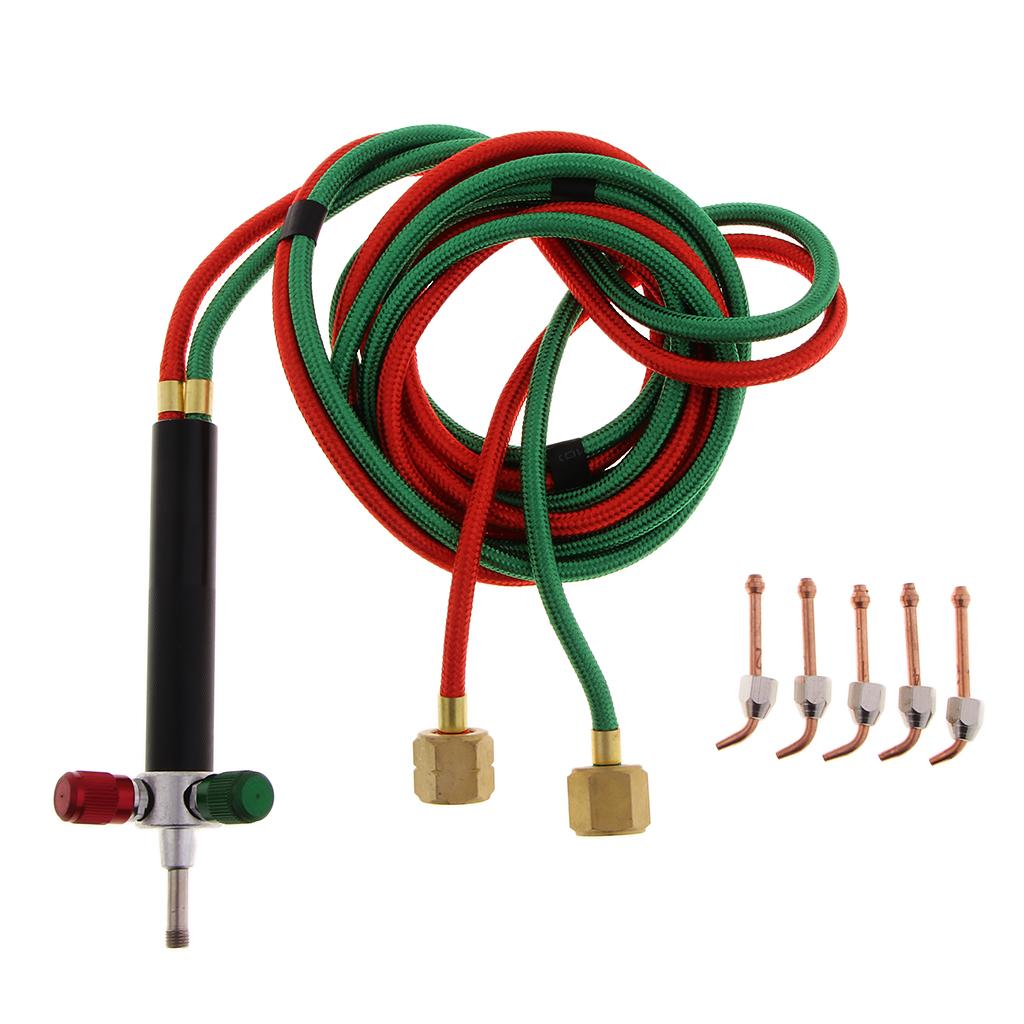 Nhỏ Đèn Pin với 5 Đầu Trang Sức Khí Mỏ Hàn Thợ Kim Hoàn Hàn