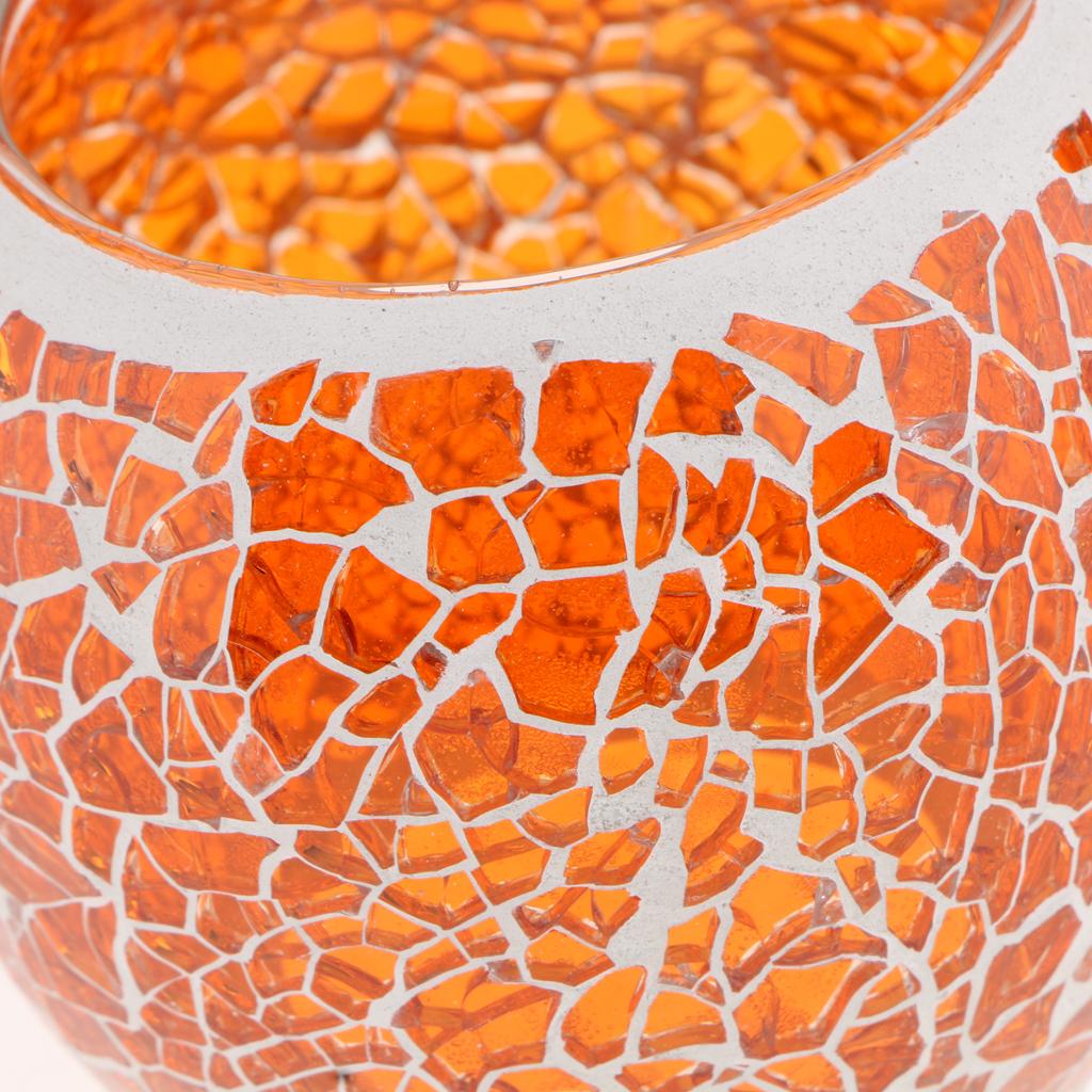 2x Moroccan Mosaic Glass Candle Tea Light Holder Candelabra Candlestick
