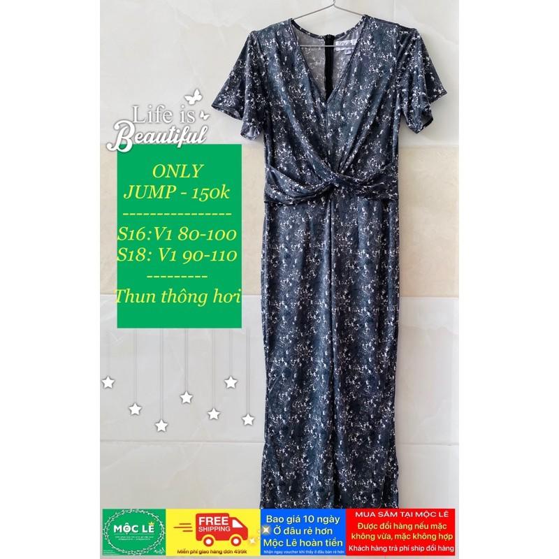 Jumpsuits thun thông hơi mỏng nhẹ co dãn vnxk