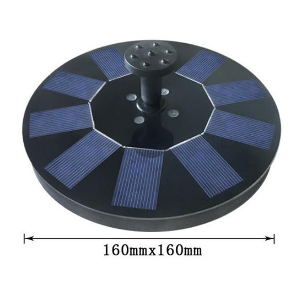 Đài Phun Nước Trình Diễn Ánh Sáng Sân Vườn Solar Sparkling In Night