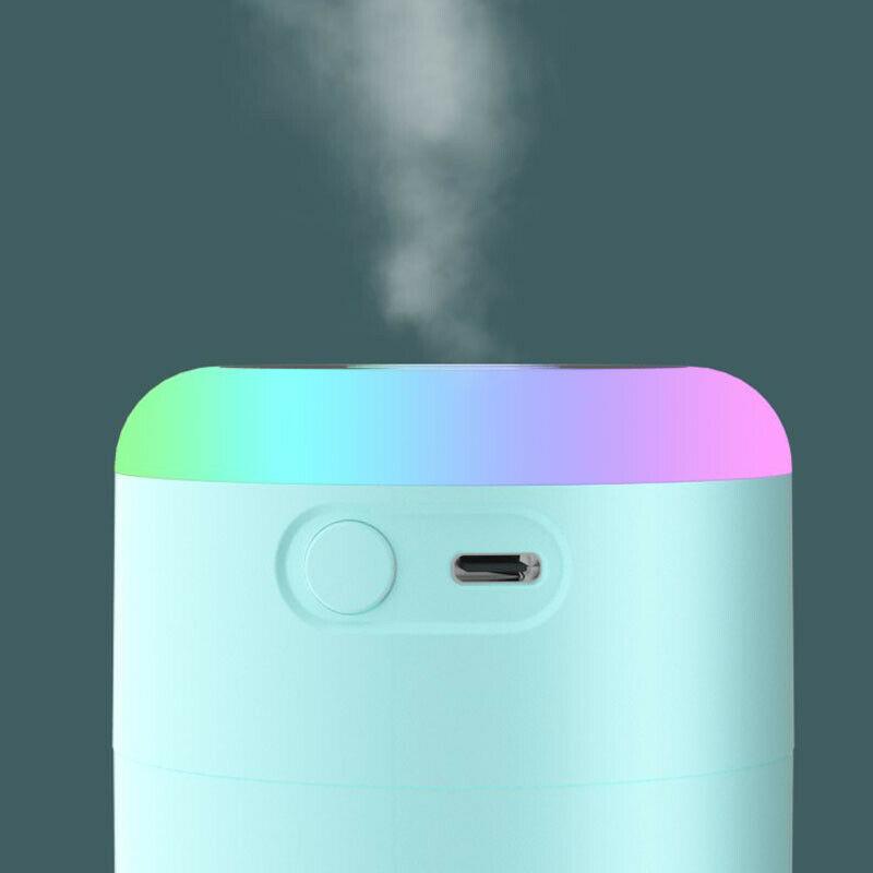 USB 350ML Đèn LED Mini Máy Phun Sương Tạo Độ Ẩm Không Khí Tinh Dầu Hương Thơm Khuếch Tán Cho Nhà Văn Phòng