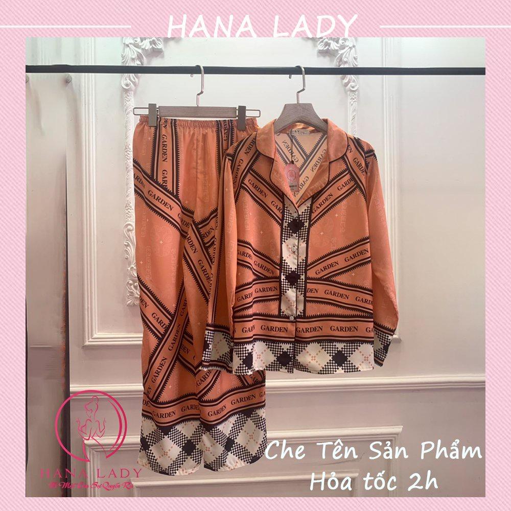 Đồ bộ pijama lụa - Bộ ngủ mặc nhà cao cấp nhiều họa tiết