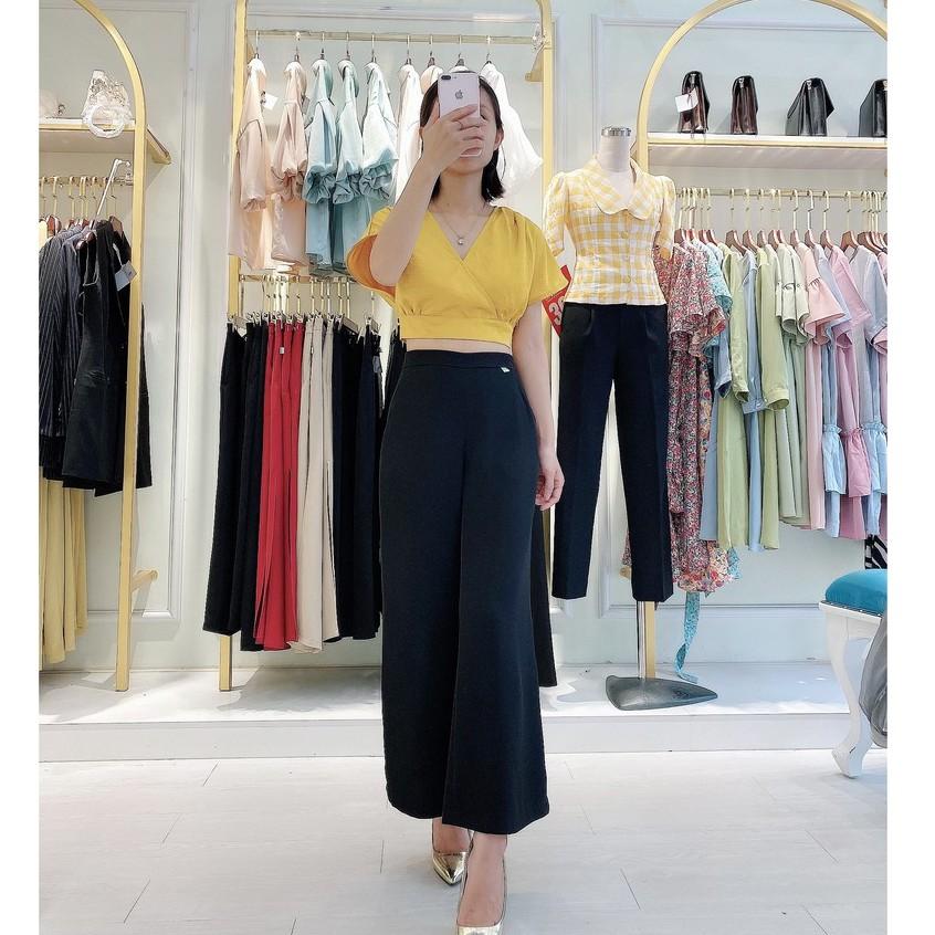 Quần Culottes Ống rộng cạp cao BY AGUST DESIGN