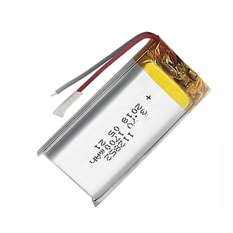 1 Cái 3.7V 1700mAh 112852 Pin Lithium Polymer Ion Đầu nối JST 2.0mm