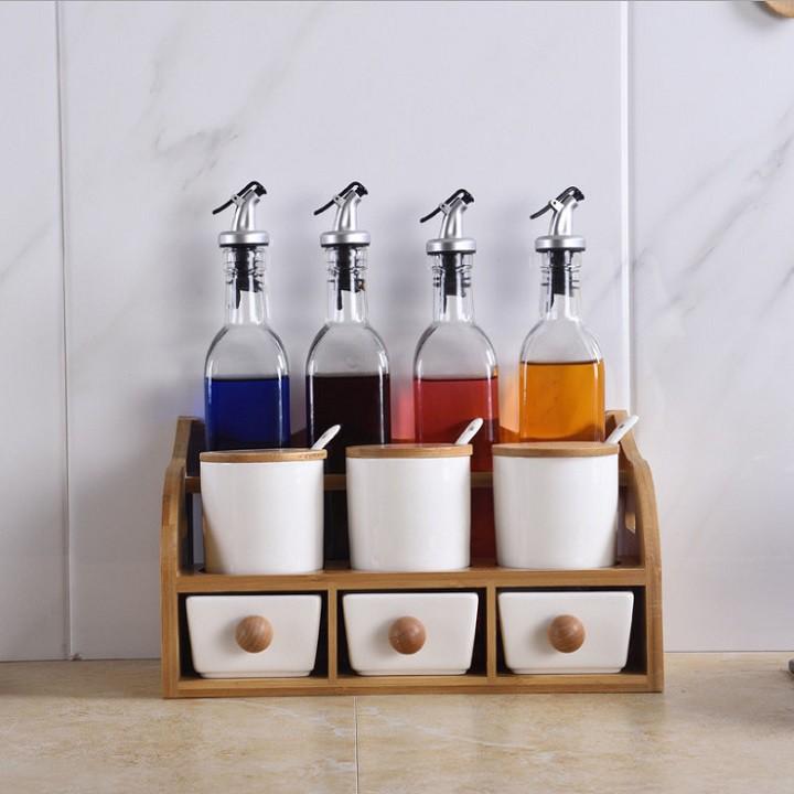 Kệ Hũ đựng gia vị cao cấp - SuperStore