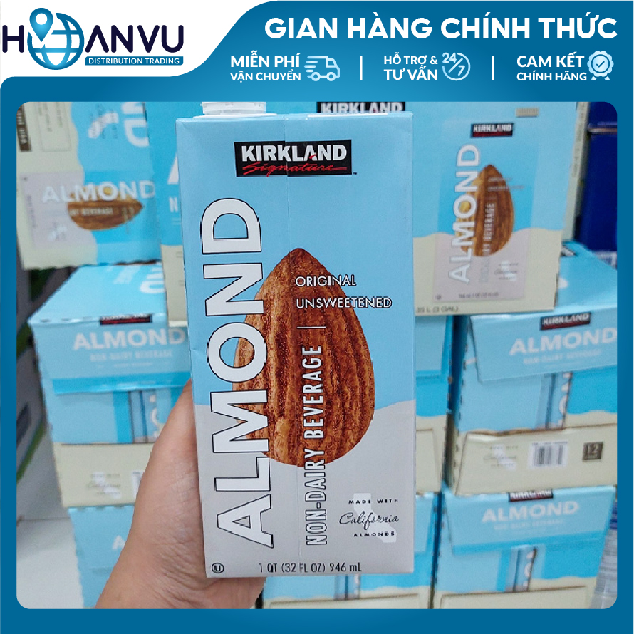 Sữa Hạnh Nhân Kirkland Signature Almond (946ml)