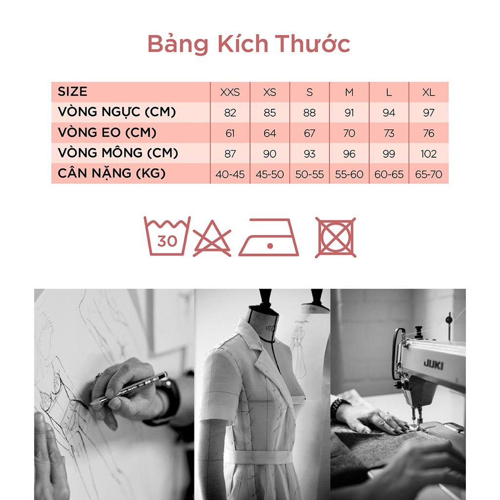 Đồ bộ mặc nhà nữ Vincy kate lửng sát nách viền phối BKL011S91