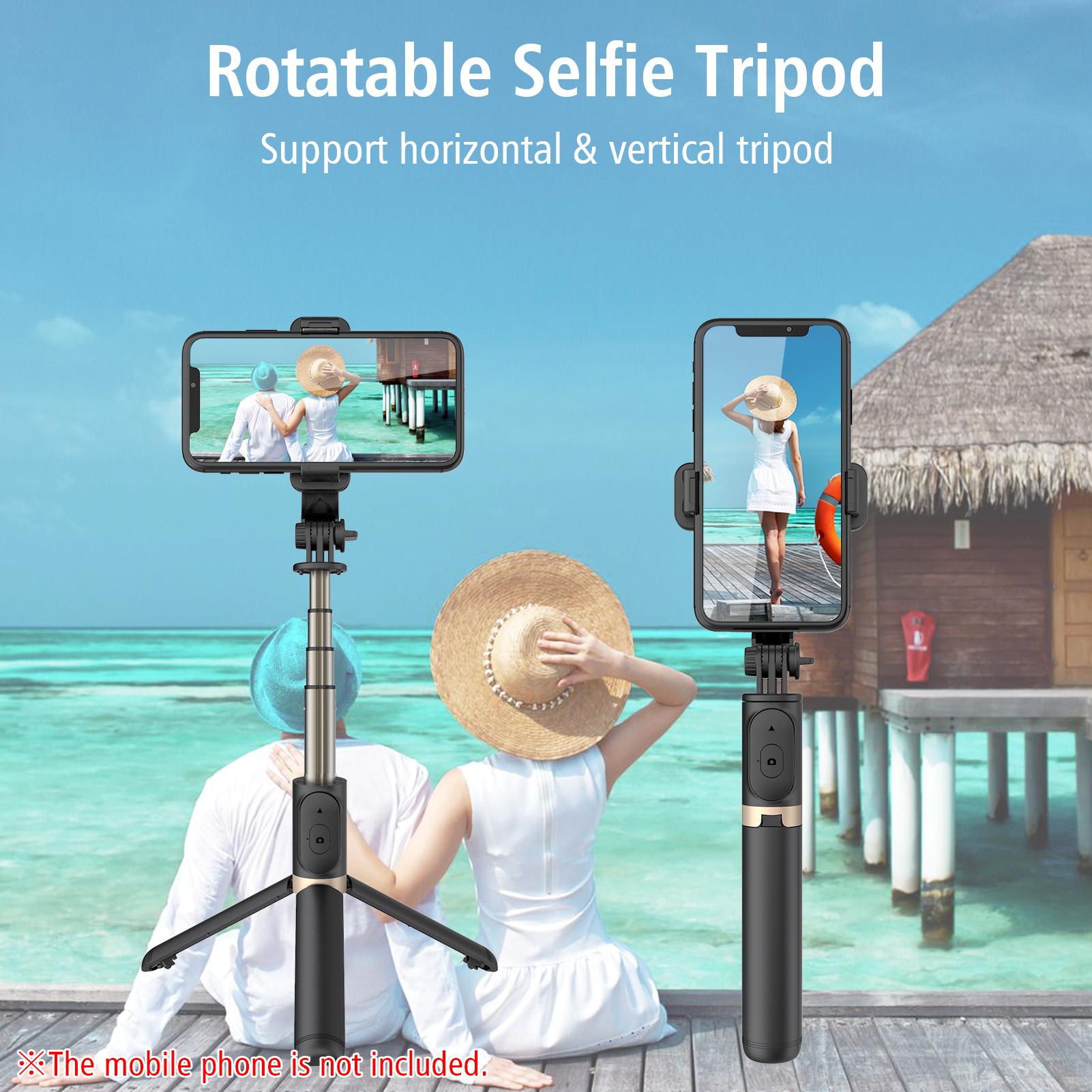 Gậy chụp ảnh tự sướng có Chân đế di động đa chức năng, chụp ảnh nhóm selfie trực tiếp hợp kim nhôm,điều khiển từ xa