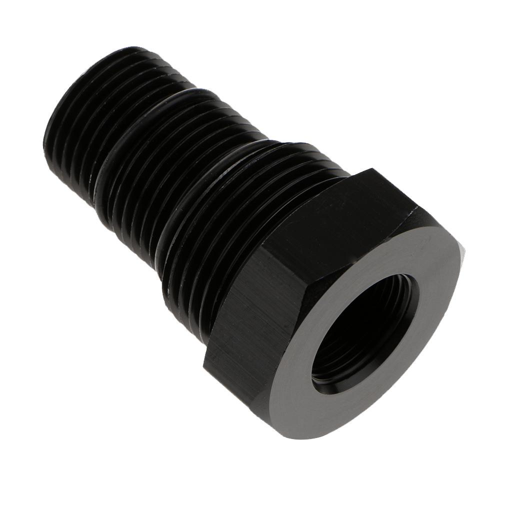 Black Auto Car Oil Filter Threaded Adapter 5/8-24 to 3/4-16 13/16-16 3/4NPT