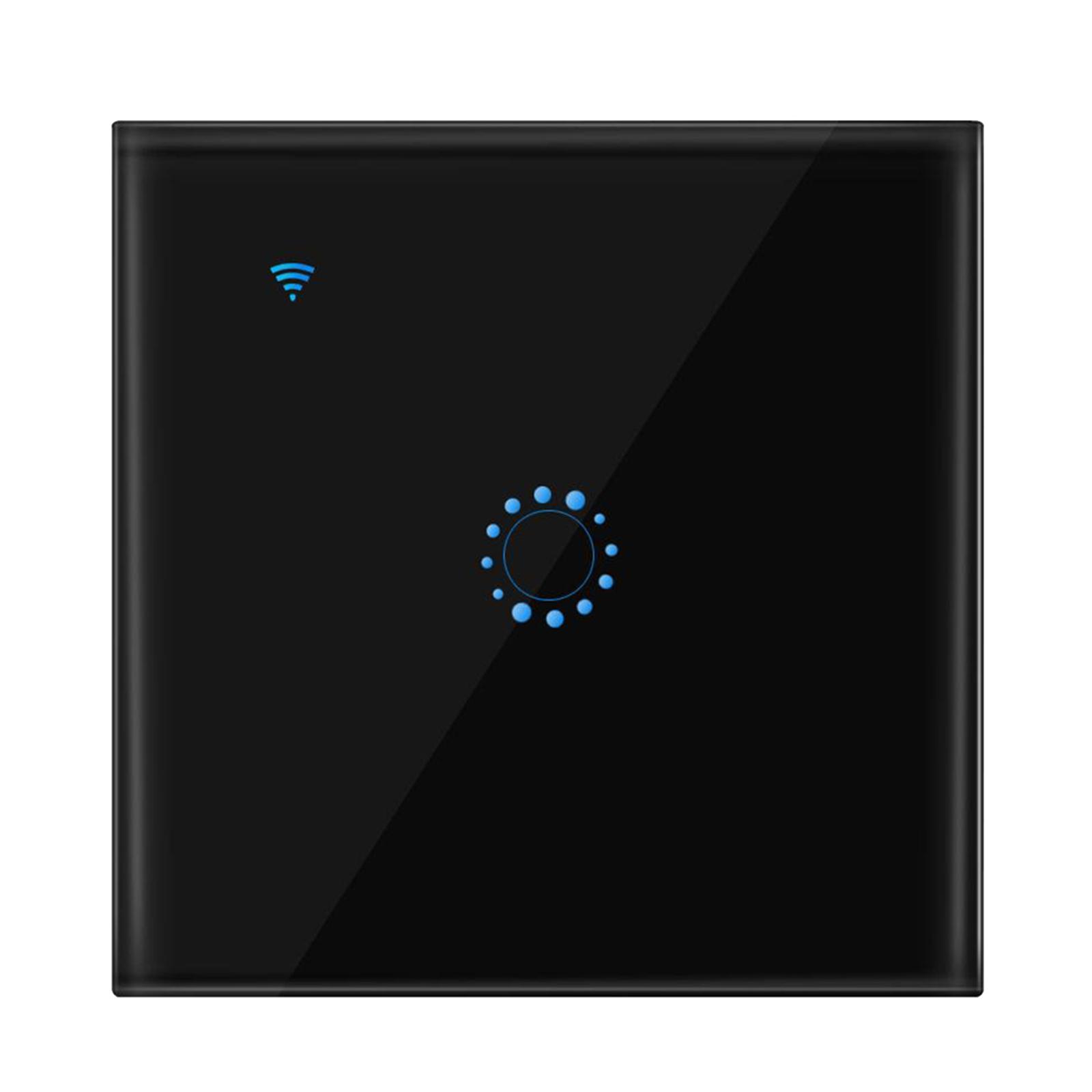 Smart Light Switch, Wi-Fi Light Switch Works with Alexa and Google Assistant, 1-Pack, Black
