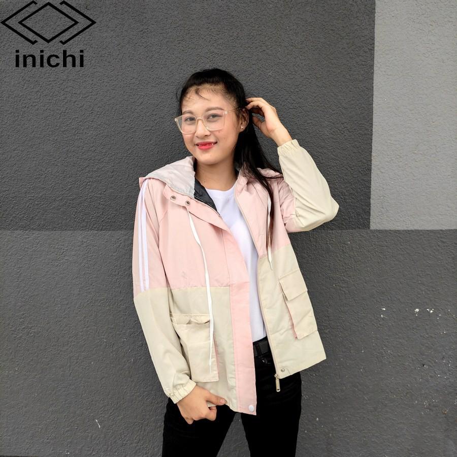 Áo khoác dù A760 nữ trơn 2 lớp dày dặn chống nắng tốt vải cực êm phong cách thời trang- INICHI