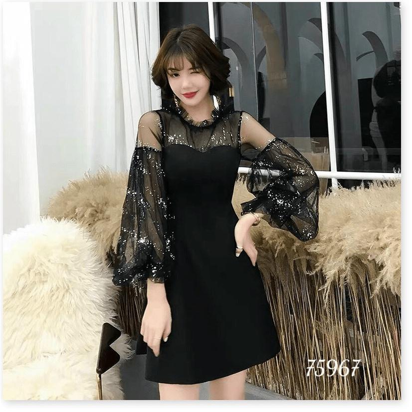 ĐẦM LỤA VOAN TAY LỠ CỰC XINH