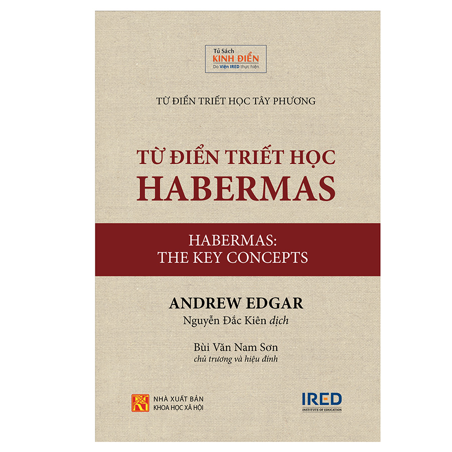 Sách IRED Books - Từ điển triết học Habermas - Andrew Edgar