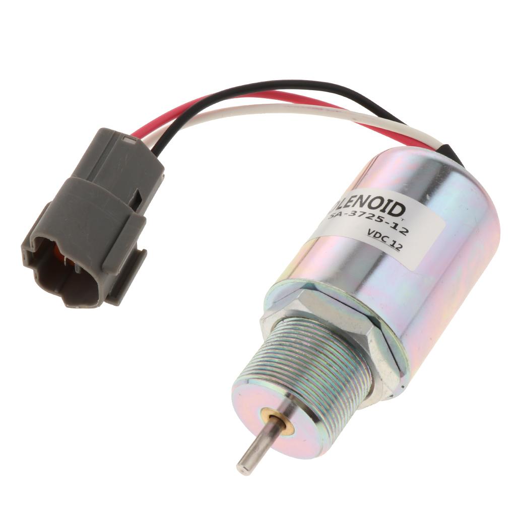 Solid Fuel Shutoff Solenoid Valve SA-3725-12 for MITSUBISHI S3L S3L2 ENGINE