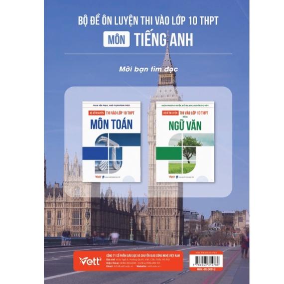 Sách - Combo Bộ Đề Ôn Luyện Thi Vào Lớp 10 THPT