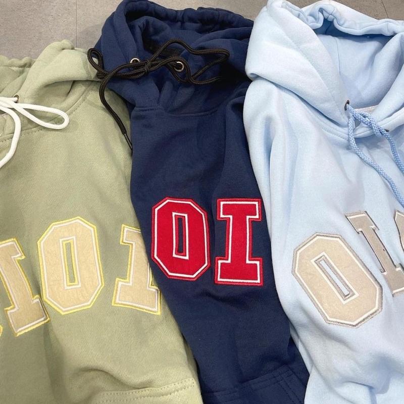 Áo Hoodie Nỉ Bông form rộng OIOI unisex