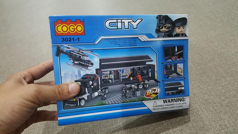 COGO - Mô hình Xe cảnh sát (8in1)