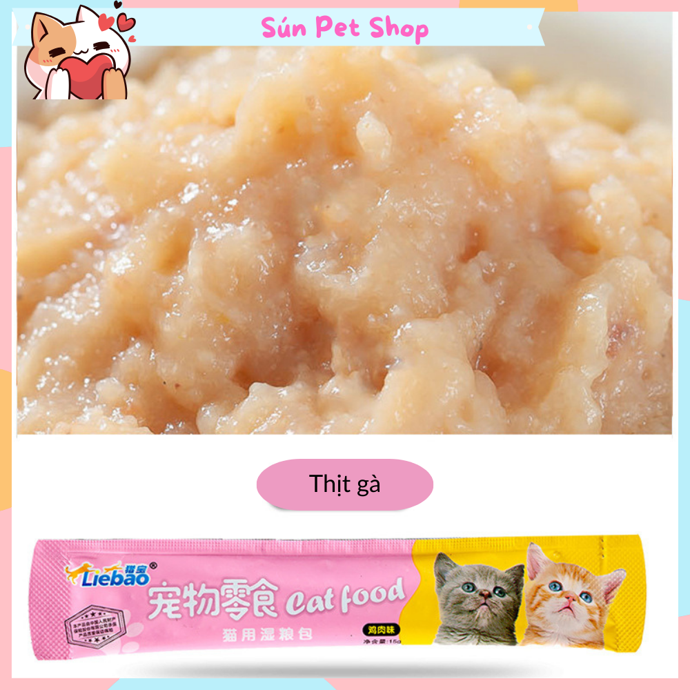 Combo 10 chiếc súp thưởng cho mèo giá rẻ Pet Snacks, Ciao, Shizuka, Cat Food