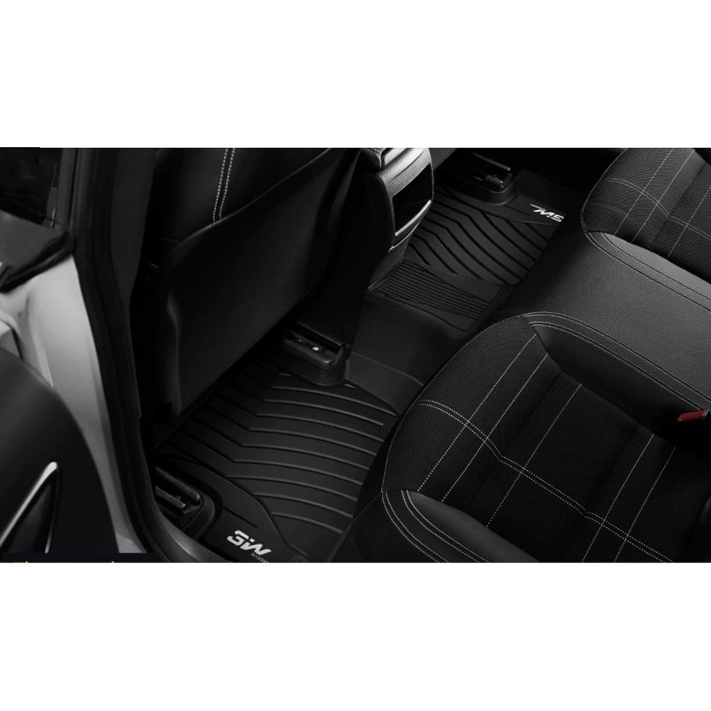 Thảm lót sàn xe ô tô Mercedes GLE 2015 - 2019 Nhãn hiệu Macsim 3W chất liệu nhựa TPE đúc khuôn cao cấp - màu đen