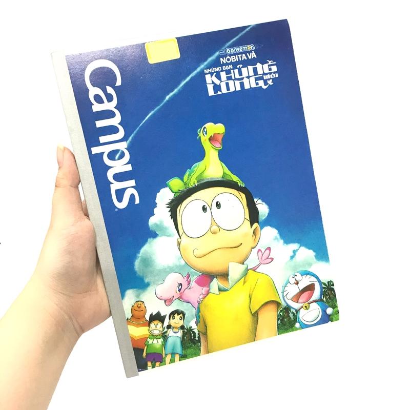 Tập Doraemon Nobita's New Dinosaur - 4 Ô Ly 48 Trang ĐL 120g/m2 - Campus NB-BDND48 (Mẫu Màu Giao Ngẫu Nhiên)