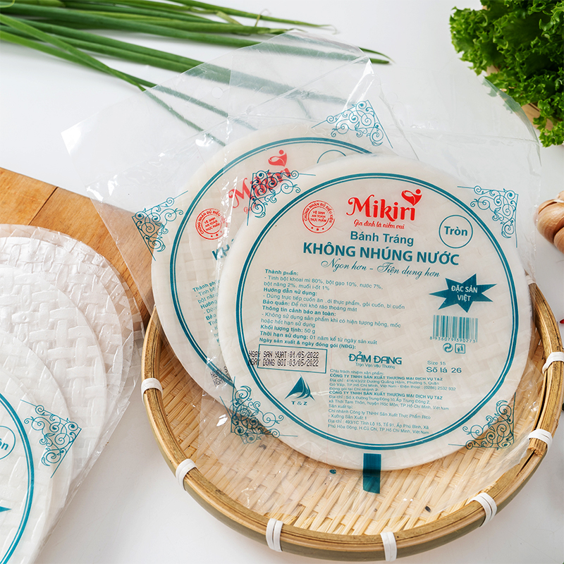 Bánh Tráng Siêu Mỏng Mikiri (Xâu 12 xấp-26 lá)