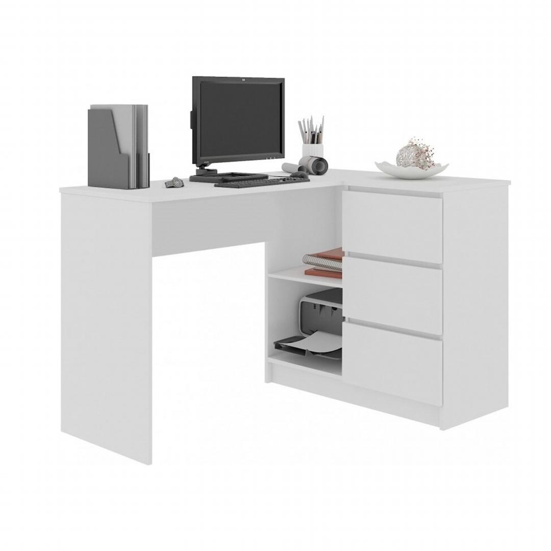 Bàn làm việc, bàn học gỗ hiện đại SMLIFE Dorothy | Gỗ MDF dày 17mm chống ẩm | D124xR85xC75cm - Màu