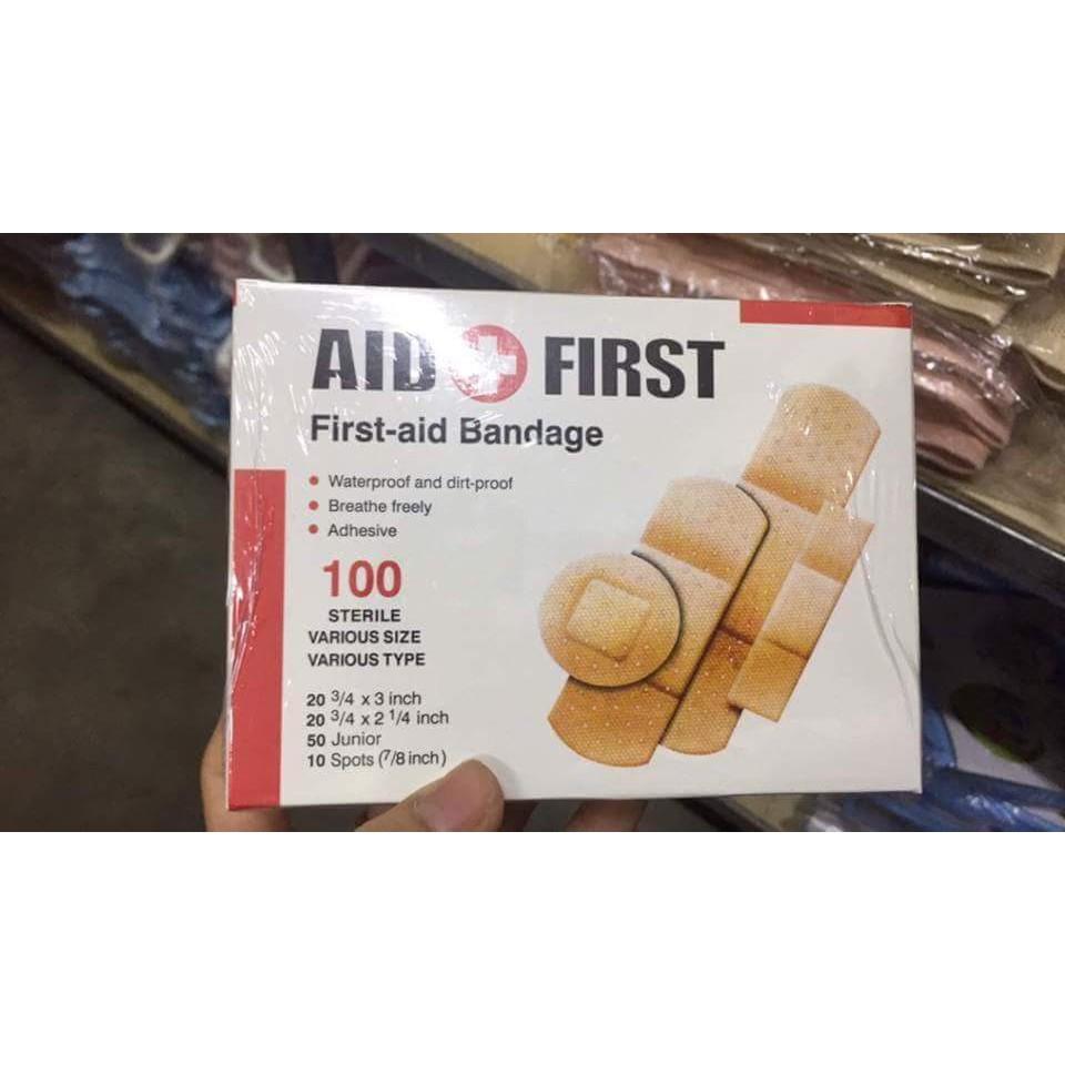 Hộp 100 miếng Urgo / Băng keo cá nhân y tế.