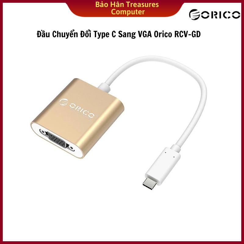 Đầu Chuyển Đổi Type C Sang VGA Orico RCV-GD - Hàng Chính Hãng