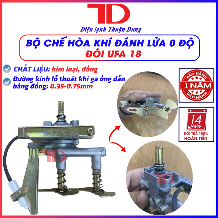 Bộ Chế hòa khí đánh lửa dành cho bếp ga, Cụm đánh lửa tự động Magneto cho bếp gas dương hàng nhập khẩu - Điện lạnh Thuận Dung