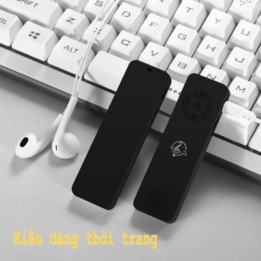 Máy nghe nhạc mp3 có loa ngoài kiểu dáng thời trang tặng tai nghe và dây sạc