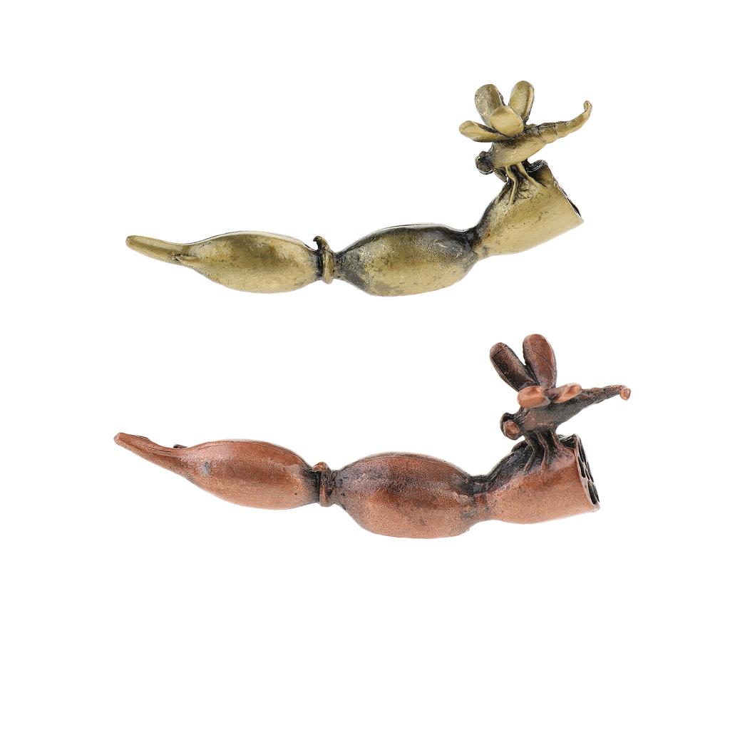 Exquisite Chinese Calligraphy Brush Rest/Holder with Lotus Root Design A