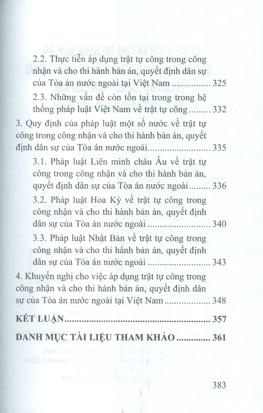 Công Nhận Và Cho Thi Hành Bản Án, Quyết Định Dân Sự Của Toà Án Nước Ngoài Trong Bối Cảnh Toàn Cầu Hoá Và Khuyến Nghị Cho Việt Nam (Sách chuyên khảo) - TS. Nguyễn Thu Thuỷ chủ biên