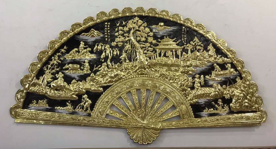 Quạt Đồng Phong Cảnh Đồng Quê