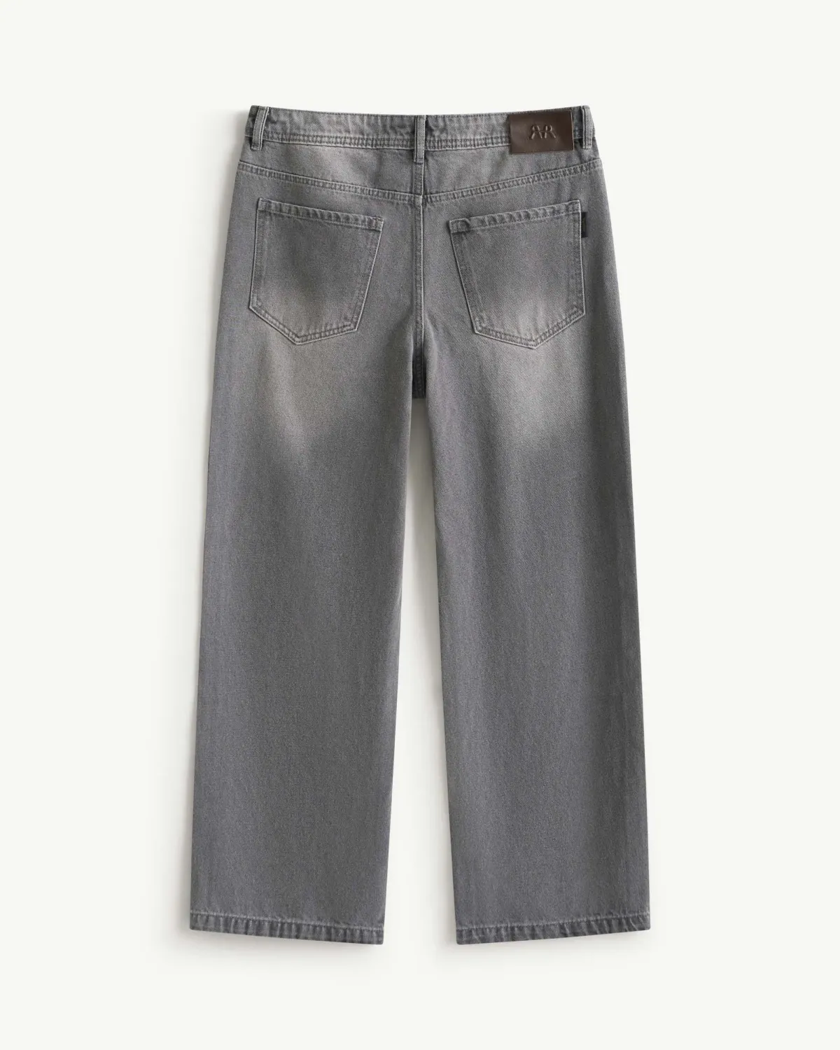 Quần Jean Nam Xám Bạc Ống Suông Form Straight - ROUTINE 10F25DPA023