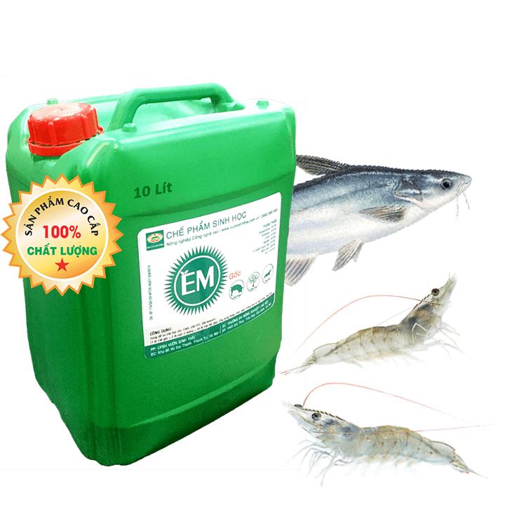 Chế phẩm sinh học EM gốc . Men vi sinh Đại Học Nông Nghiệp 1 Hà Nội. Chứa hàng tỷ bào tử hữu hiệu. Từ 1 lít EM gốc sản xuất ra 40 lít EM thứ cấp. Can 10 lít. HSD: 2 năm