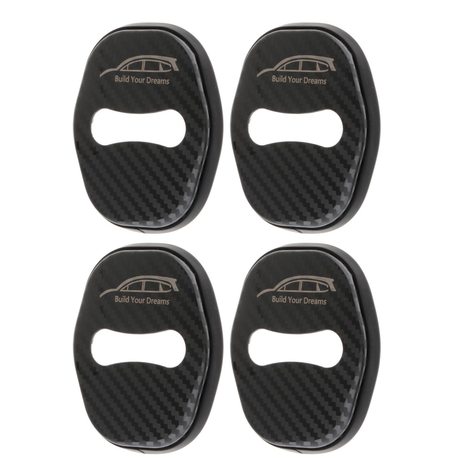 4 Pieces Stainless Steel Door Lock Cover for Byd Atto 3 Yuan Plus