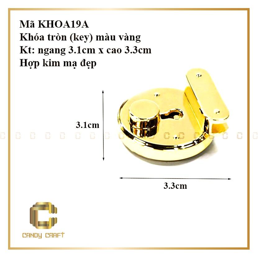 KHOÁ TRÒN KEY 3CM