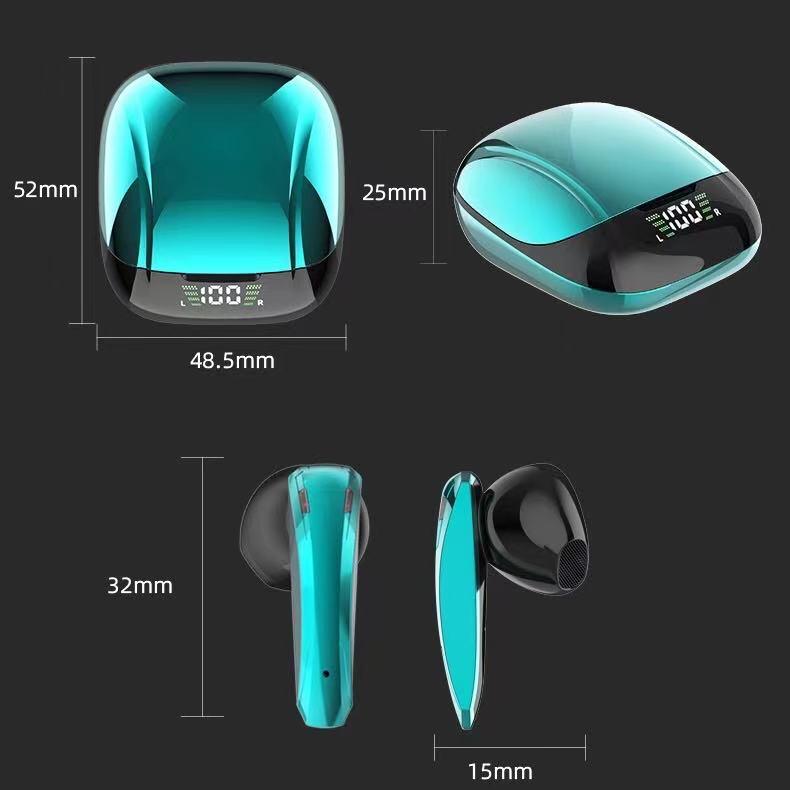 TWS Fone Bluetooth 5.0-Tương Thích Tai Nghe Âm Thanh Nổi Trò Chơi Thể Thao Chống Thấm Nước Auriculares Không Dây Tai Nghe Có Mic Dành Cho Điện Thoại