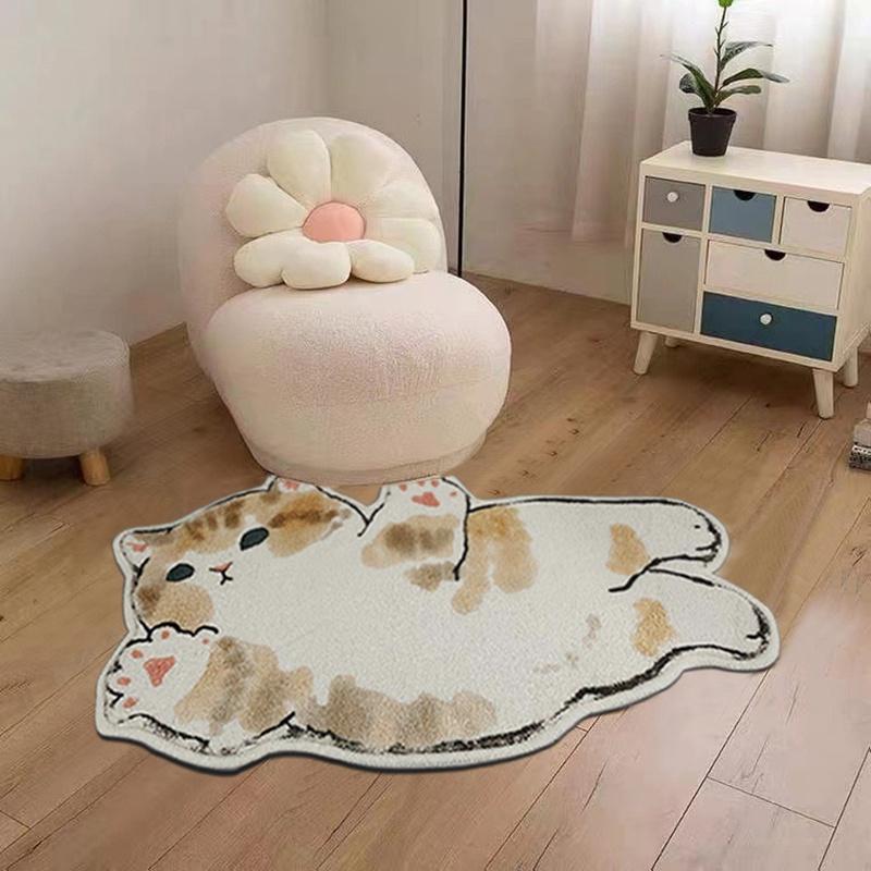 Thảm lót cửa chùi chân Chống Trượt Họa Tiết Hoạt Hình Dễ Thương