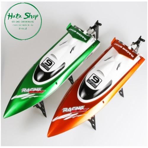 Tàu Cano điều khiển từ xa FT009 siêu tốc cano Racing Boat RC 2.4GHZ Radio Control High Speed tốc độ 30km/h